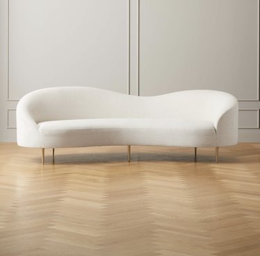 White Curvo Sofa