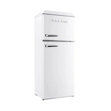 Galanz Dual-Door Retro Refrigerator