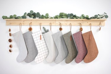 The Blanket Thief Linen Christmas Stocking