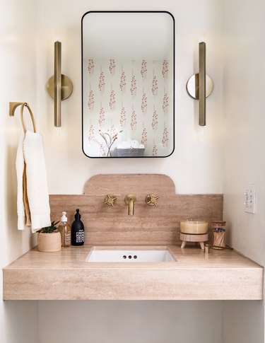 refreshed powder room