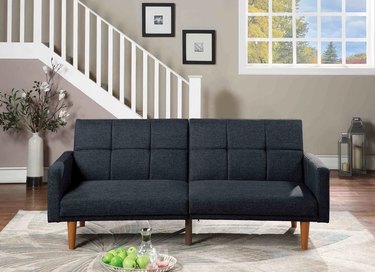 Microfiber modern couch