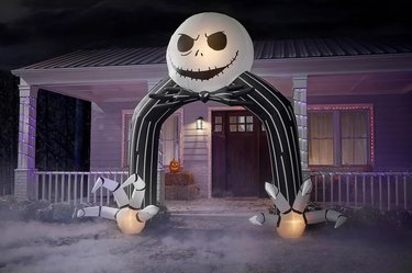 jack skellington halloween archway inflatable