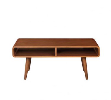 Midcentury Console With wooden legs