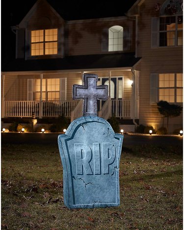 Spirit 4-Foot Light-Up Tombstone Inflatable Decoration
