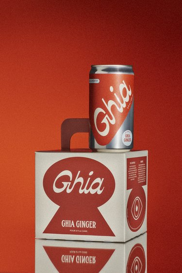 ghia ginger packaging and can