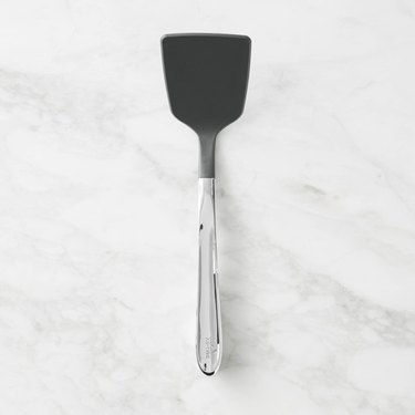 Black and metal nonstick spatula