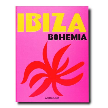 hot pink ibiza-inspired coffee table book