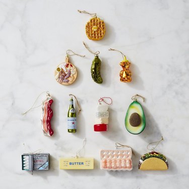 Cody Foster Vintage-Inspired Food Ornaments