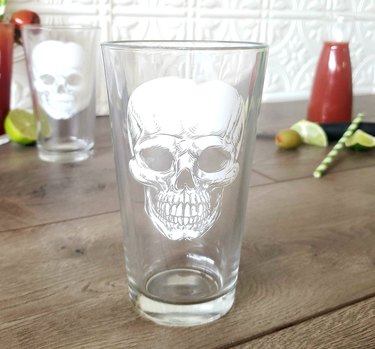 The Betsys Skull Tumbler Drinking Glass