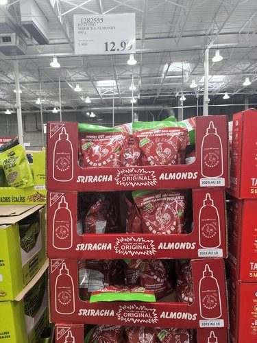 Huy Fong Sriracha Almonds at Costco