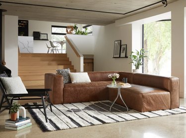 Wilco 2-Piece Leather Modular Sectional Sofa