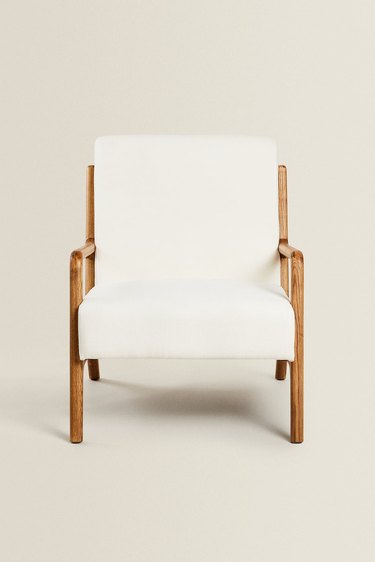 Ash Wood and Linen Chair