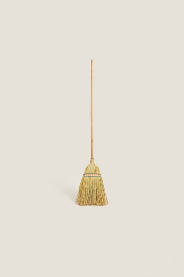 Traditional Straw Broom