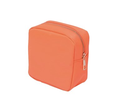 bright orange pouch