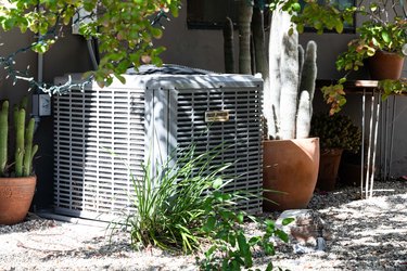 An outdoor air conditioning unit