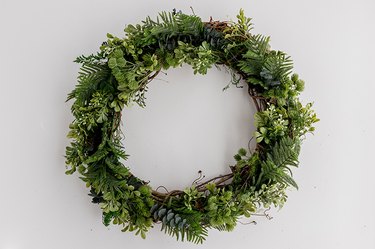 Faux Evergreen Christmas Wreath