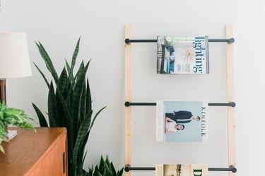 DIY Brass Rail Gallery Shelf That Radiates Charm, Hunker