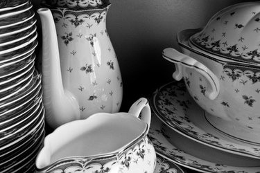 Set of fine china.