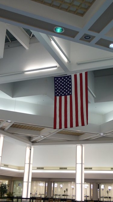 The Proper Way To Hang A US Flag From The Wall Or Ceiling Hunker   Fotolia 2537158 XS 