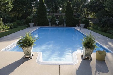 Peaceful swimming pool
