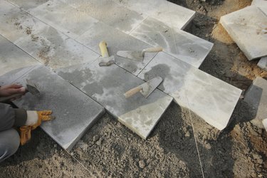 Laying Paving Slabs