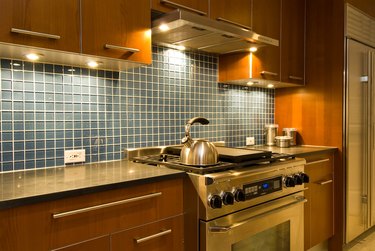 Modern household kitchen