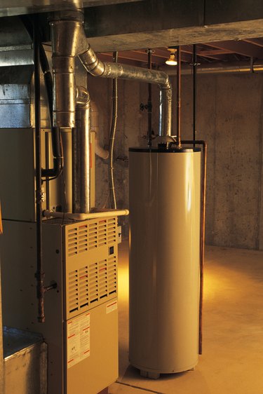 Home hot water heater and gas boiler