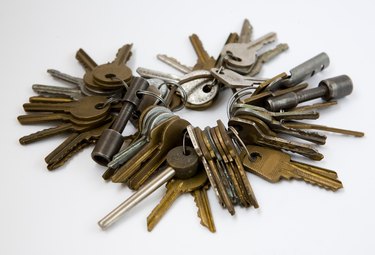 bunch of old keys