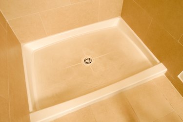 What Is the Orange Stuff on the Wall of a Bathroom Shower?