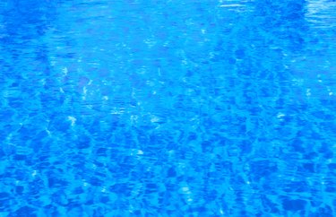 water in a swimming pool