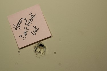 Note on a Hole in the Wall