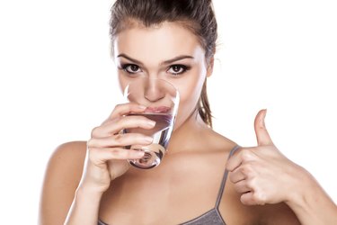 glass with health