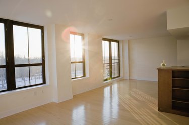 Vacant apartment, New York City, New York, USA