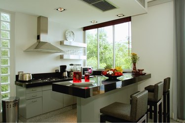 Modern style kitchen interior