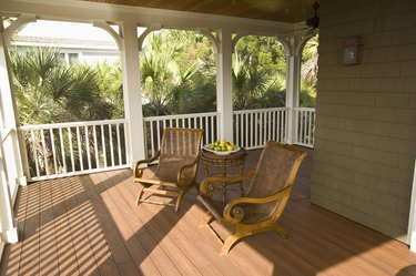 chairs on porch