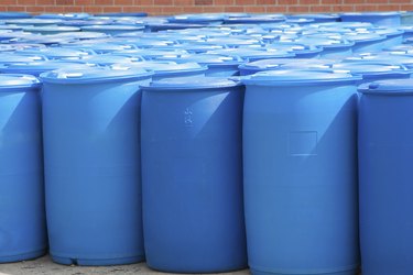 Blue Barrels