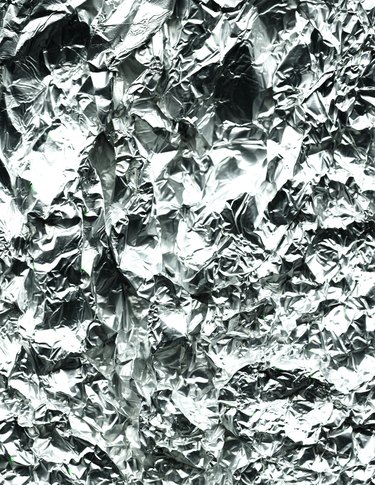 Textured Tin Foil Art