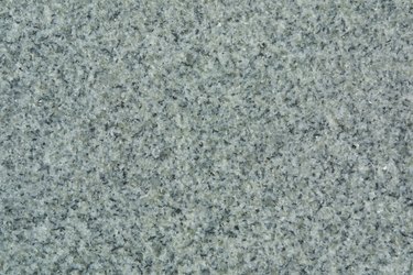 Granite surface with flecks