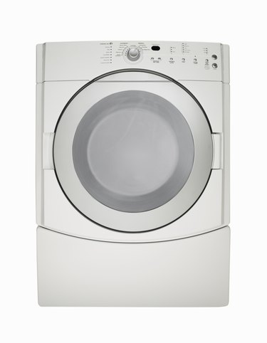 White clothes dryer