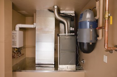 Appliances in basement