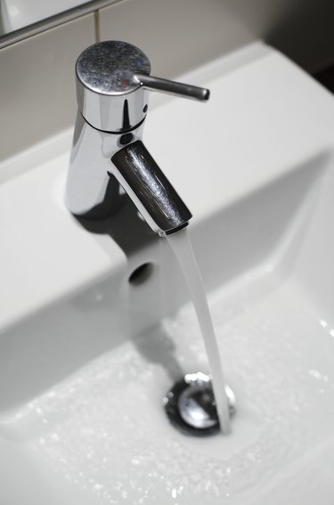 Tap with running water