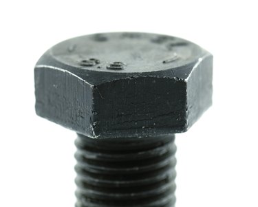 black metal screw