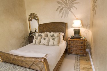 Tropical Rattan Bedroom