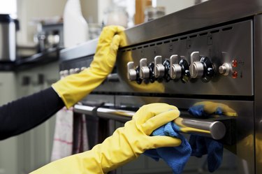 Oven Cleaning in Kitchen