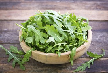 Fresh arugula salad