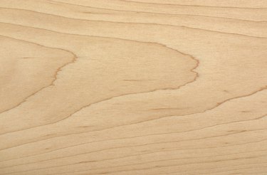 unfinished sample of Soft Maple wood