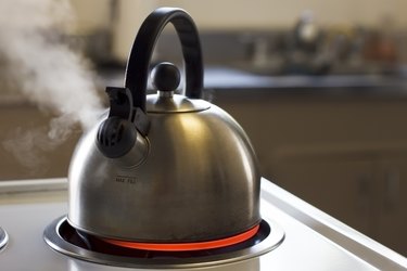 Steaming Tea Kettle