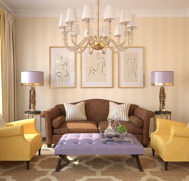 Modern living-room interior.