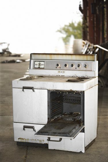 Discarded oven