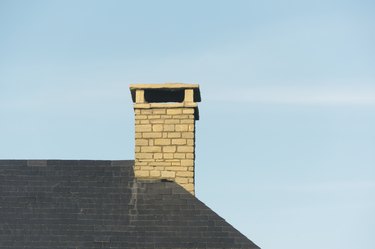 chimney on house roof